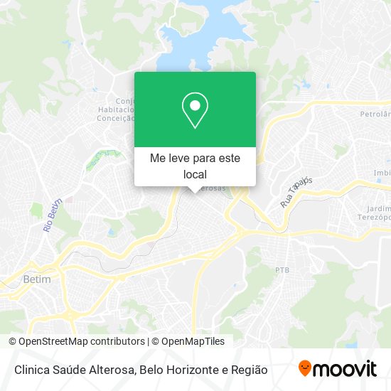 Clinica Saúde Alterosa mapa
