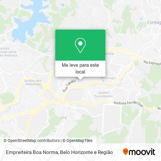 Empreiteira Boa Norma mapa