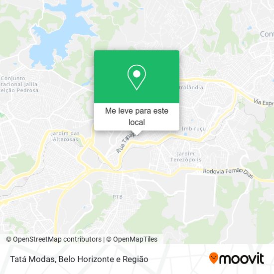 Tatá Modas mapa