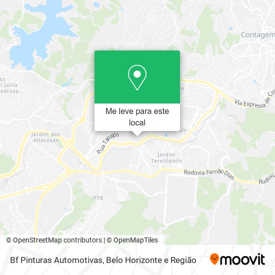 Bf Pinturas Automotivas mapa