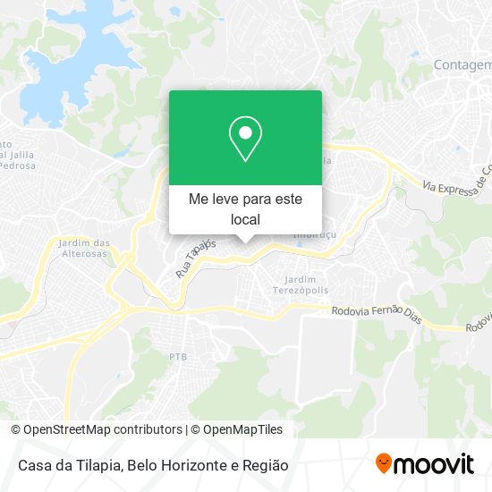 Casa da Tilapia mapa