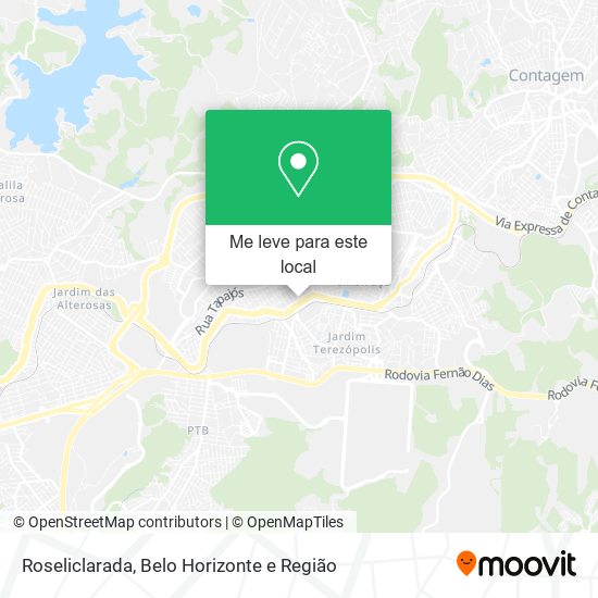 Roseliclarada mapa