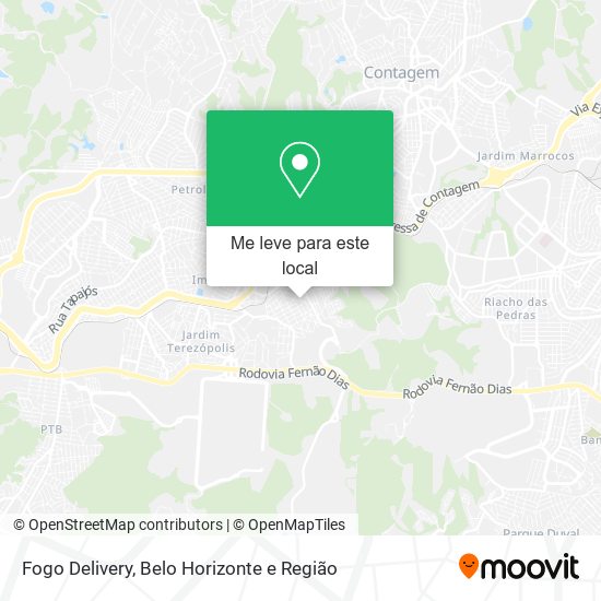 Fogo Delivery mapa