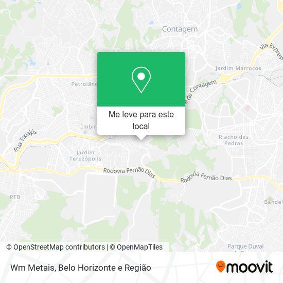 Wm Metais mapa