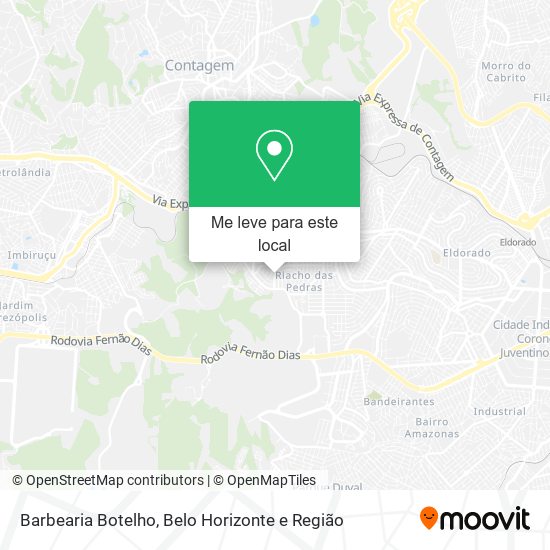 Barbearia Botelho mapa