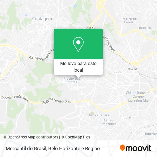 Mercantil do Brasil mapa