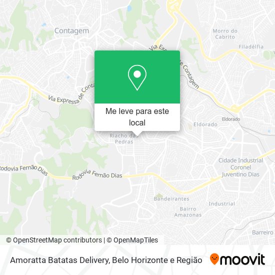 Amoratta Batatas Delivery mapa