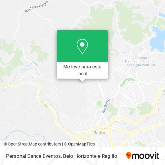 Personal Dance Eventos mapa