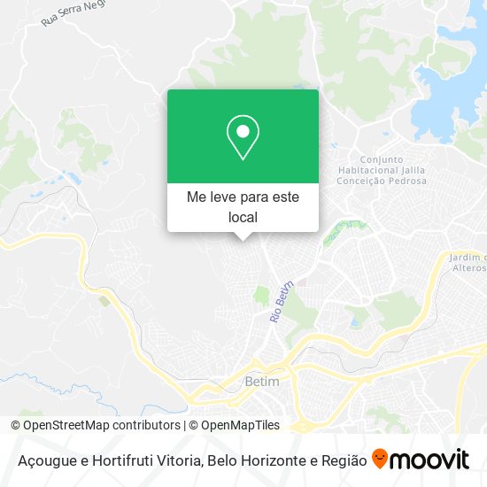 Açougue e Hortifruti Vitoria mapa