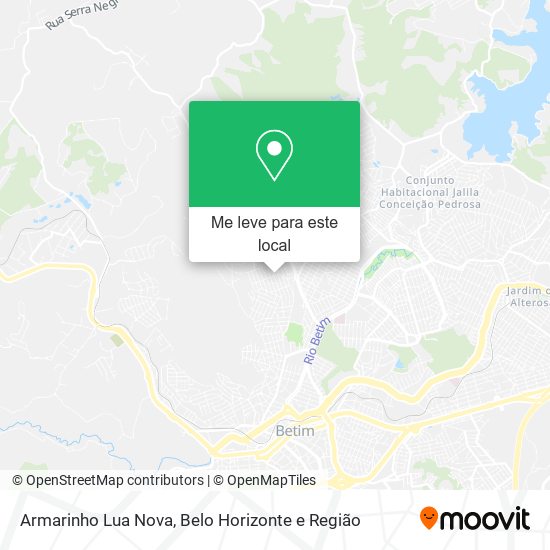 Armarinho Lua Nova mapa