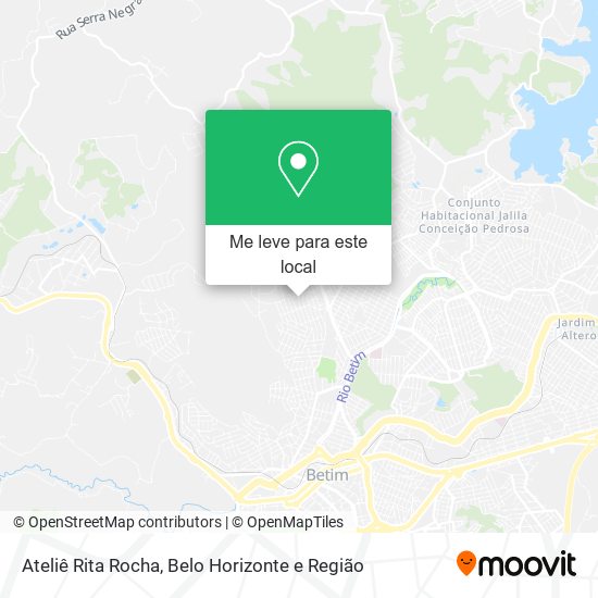 Ateliê Rita Rocha mapa