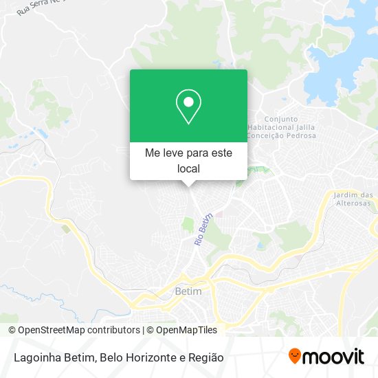Lagoinha Betim mapa