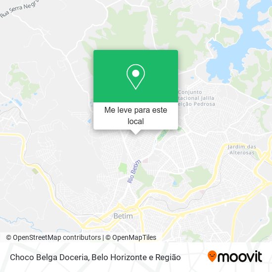 Choco Belga Doceria mapa