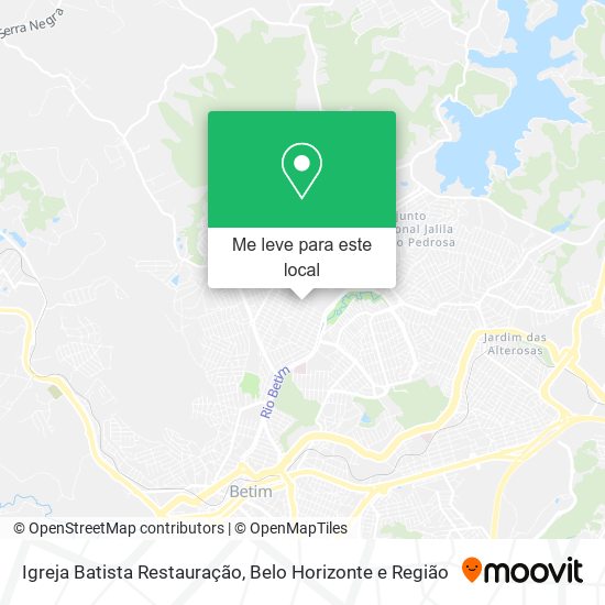 Igreja Batista Restauração mapa