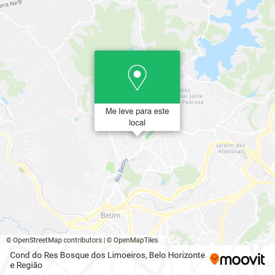 Cond do Res Bosque dos Limoeiros mapa