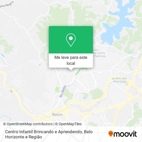 Centro Infantil Brincando e Aprendendo mapa