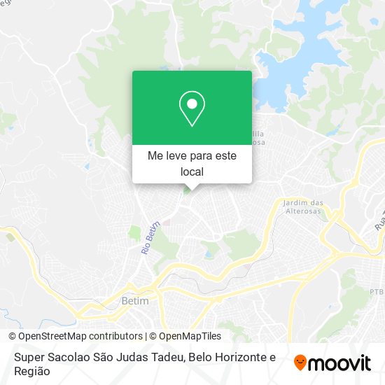 Super Sacolao São Judas Tadeu mapa