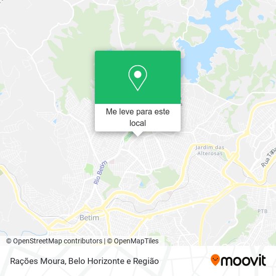 Rações Moura mapa