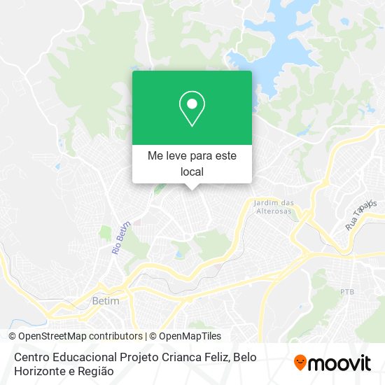 Centro Educacional Projeto Crianca Feliz mapa