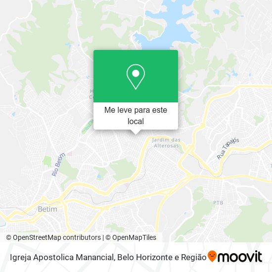 Igreja Apostolica Manancial mapa