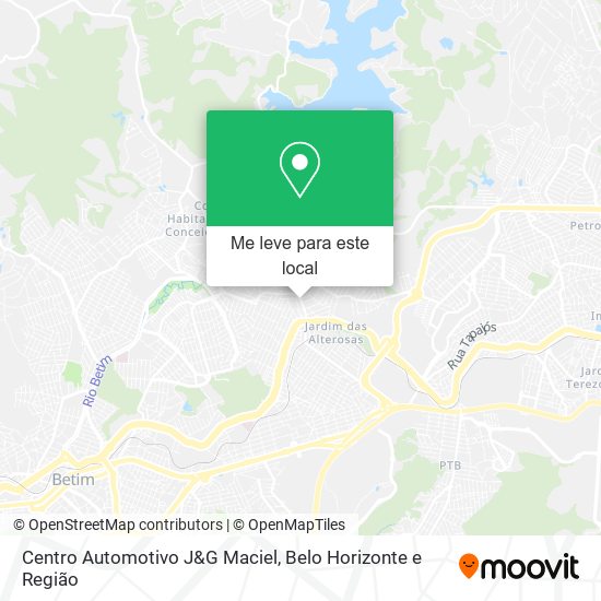 Centro Automotivo J&G Maciel mapa