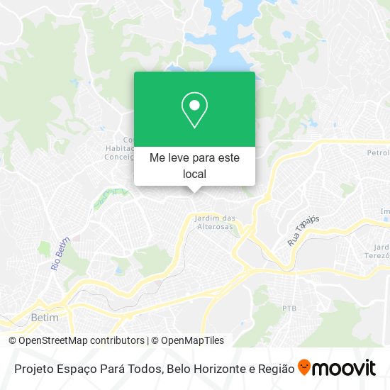 Projeto Espaço Pará Todos mapa