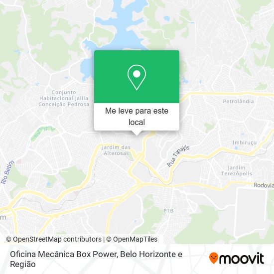 Oficina Mecânica Box Power mapa