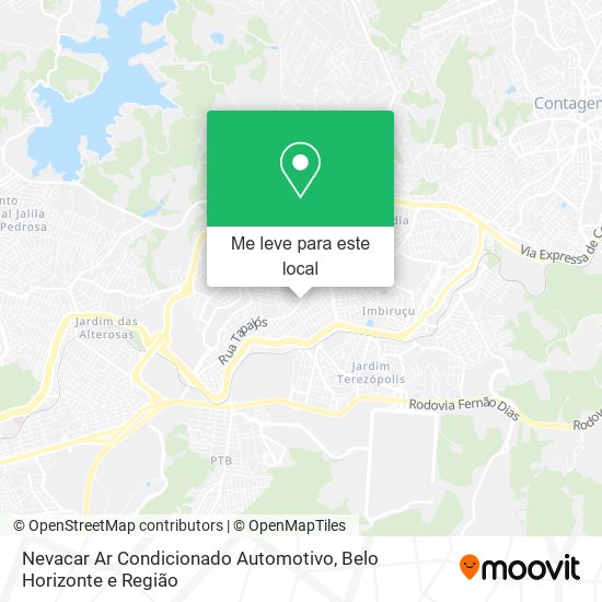 Nevacar Ar Condicionado Automotivo mapa