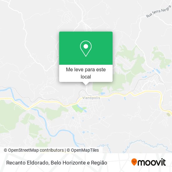 Recanto Eldorado mapa