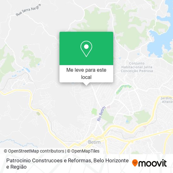 Patrocinio Construcoes e Reformas mapa