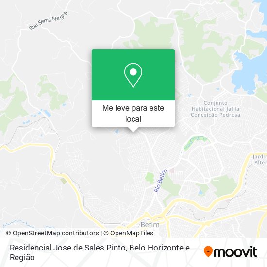 Residencial Jose de Sales Pinto mapa