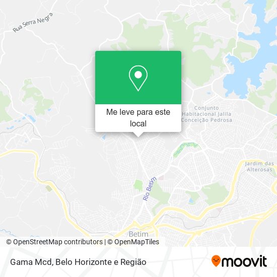 Gama Mcd mapa