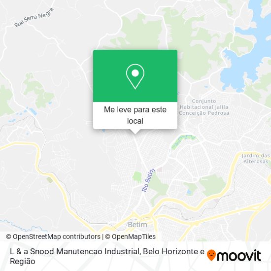 L & a Snood Manutencao Industrial mapa