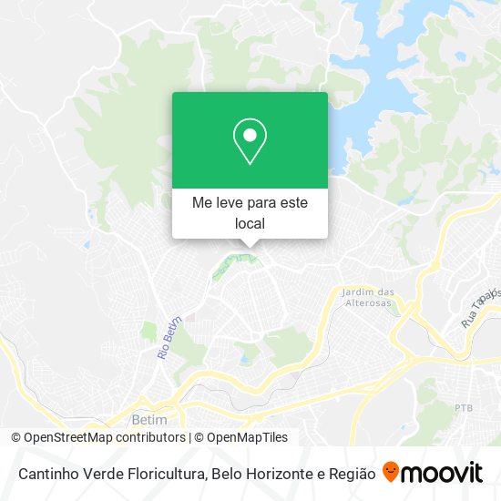 Cantinho Verde Floricultura mapa