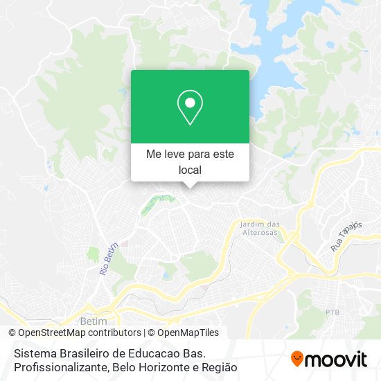 Sistema Brasileiro de Educacao Bas. Profissionalizante mapa