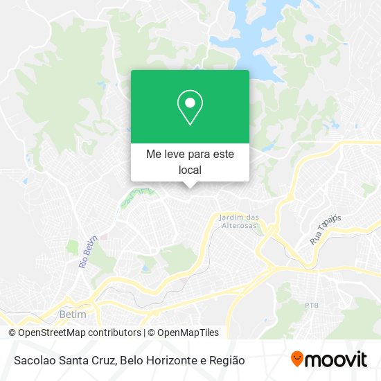 Sacolao Santa Cruz mapa