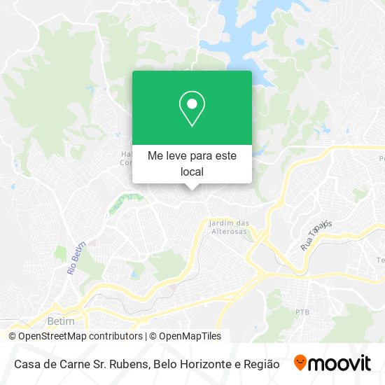 Casa de Carne Sr. Rubens mapa