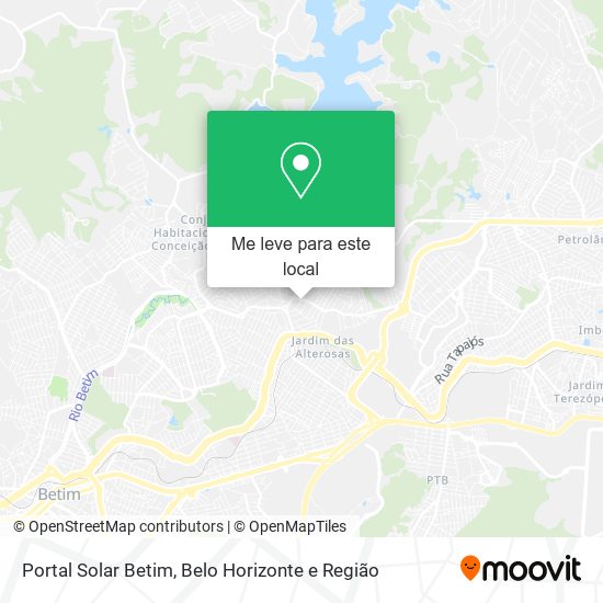 Portal Solar Betim mapa