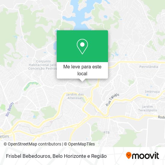 Frisbel Bebedouros mapa