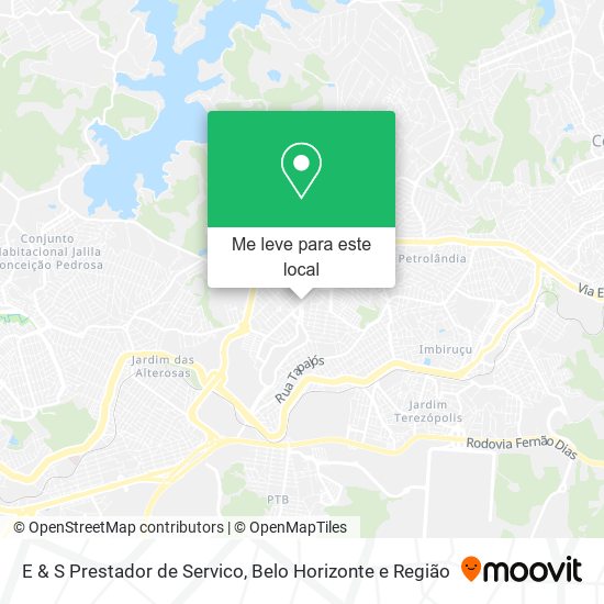 E & S Prestador de Servico mapa