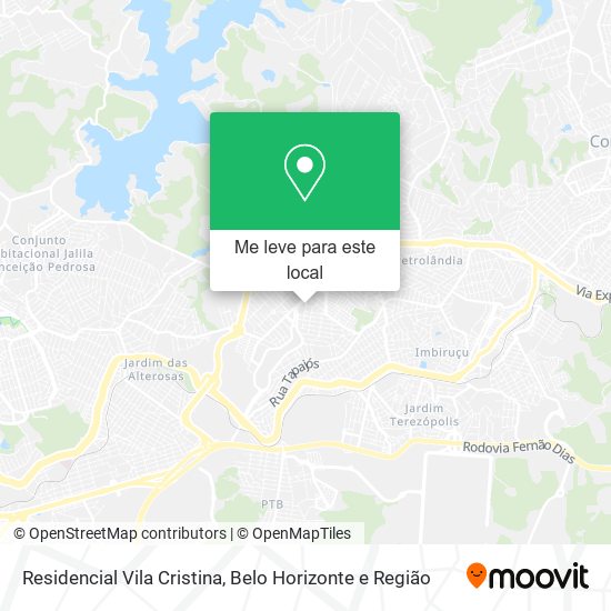 Residencial Vila Cristina mapa