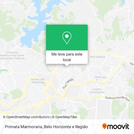 Primata Marmoraria mapa