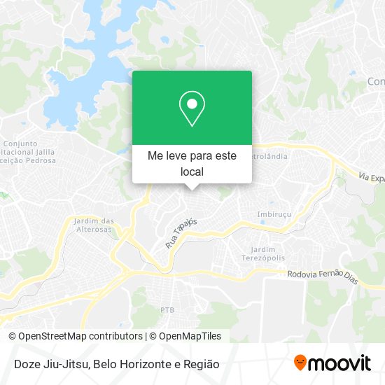 Doze Jiu-Jitsu mapa