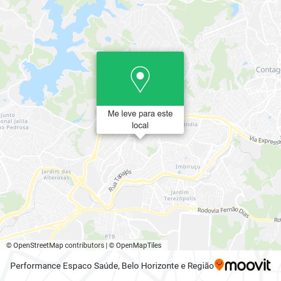 Performance Espaco Saúde mapa