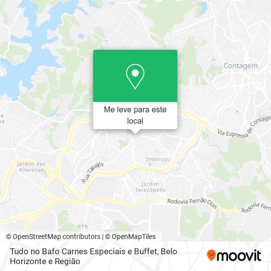Tudo no Bafo Carnes Especiais e Buffet mapa