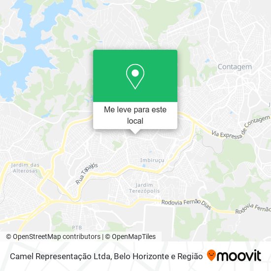 Camel Representação Ltda mapa