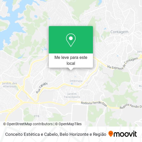 Conceito Estética e Cabelo mapa
