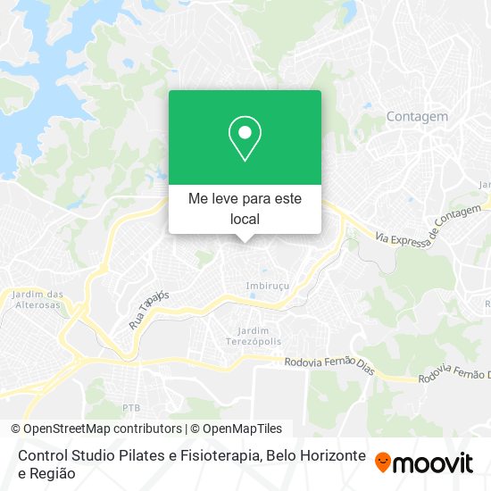 Control Studio Pilates e Fisioterapia mapa