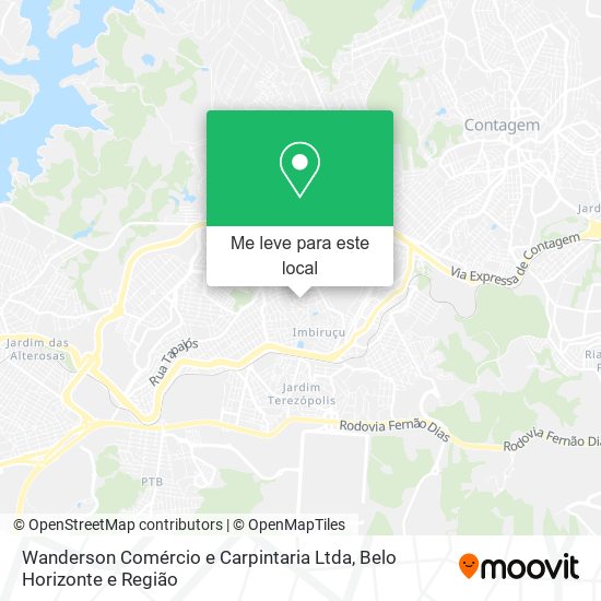 Wanderson Comércio e Carpintaria Ltda mapa