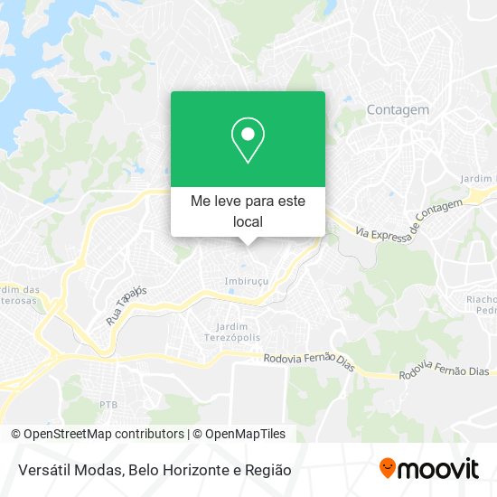 Versátil Modas mapa